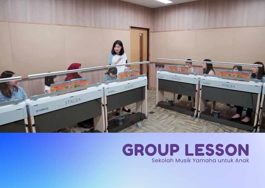 Group Lesson Sekolah Musik Yamaha untuk Anak