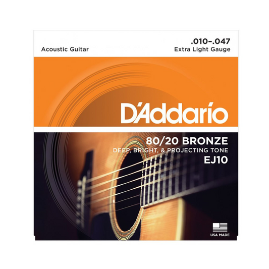 D'Addario EJ10 / 010-047 / Senar Gitar Akustik