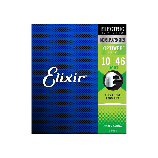 Elixir 19052 / 010-046 / Optiweb Nickel Plated Electric Guitar Strings