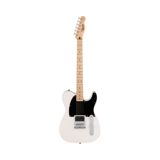 Squier Sonic Esquire H Electric Guitar Black Pickguard Maple Fingerboard - Arctic White
