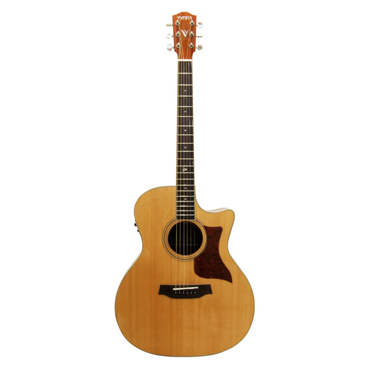 Vynn's Akustik Elektrik Gitar GA02 CE-SP Solid Spruce Top