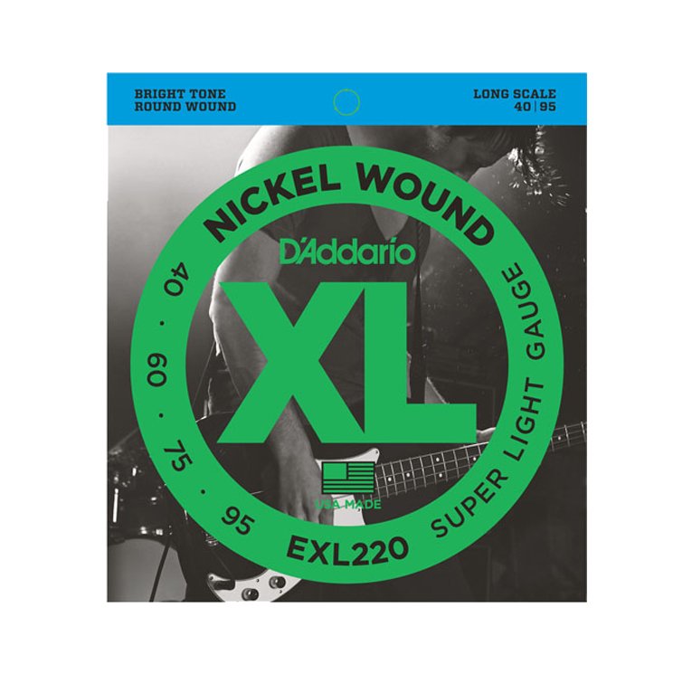 D'Addario EXL220 ( 040 - 095 ) Super Light Electric Bass String