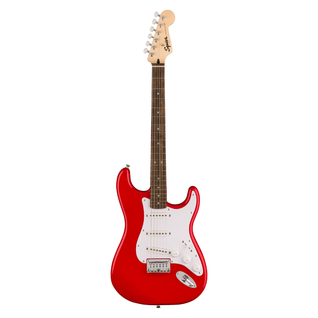 Squier Sonic Stratocaster HT White Pickguard Laurel FB - Torino Red