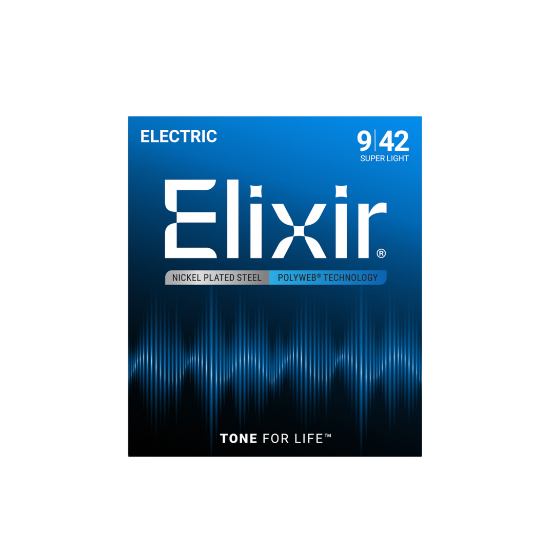 Elixir 12000 / 009-042 / Polyweb Electric Guitar Strings