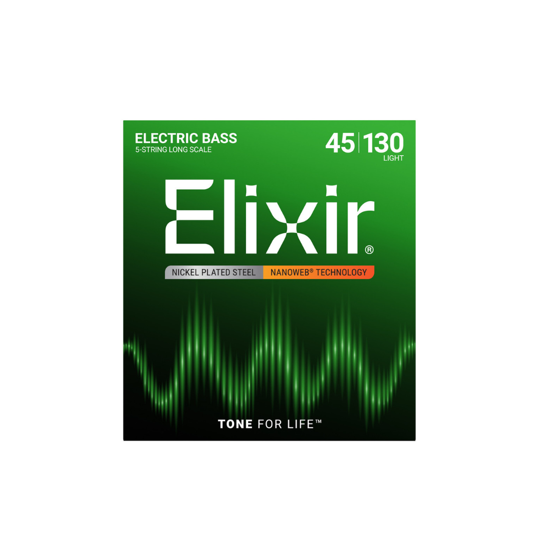 Elixir 14202 5 String Light - Long Scale 045 - 130
