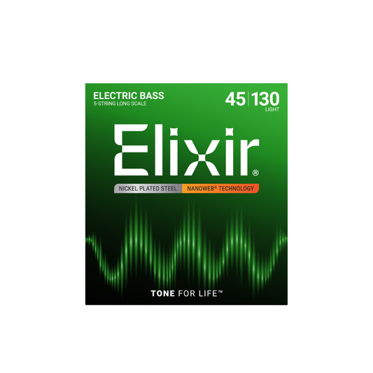 Elixir 14202 5 String Light - Long Scale 045 - 130