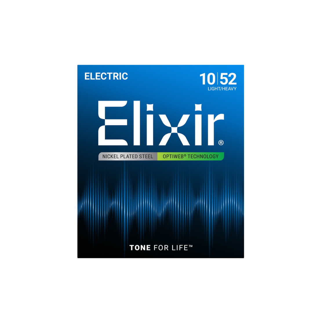 Elixir 19077 / 010 - 052 / Optiweb Light Heavy Electric Guitar String