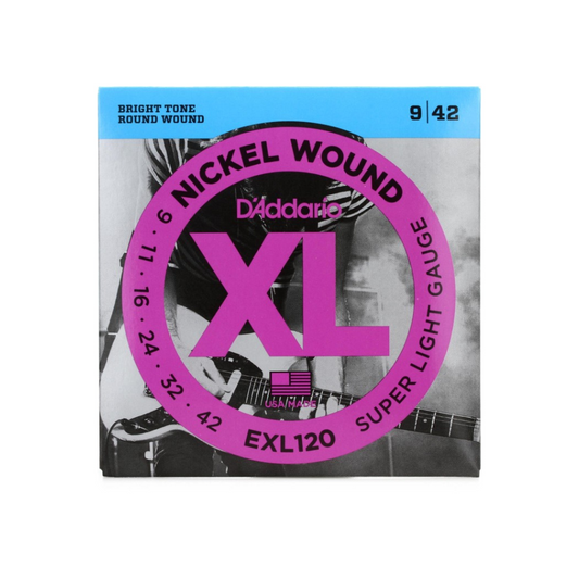 D'Addario EXL 120 ( 09-42 ) Superlight Electric Guitar Strings