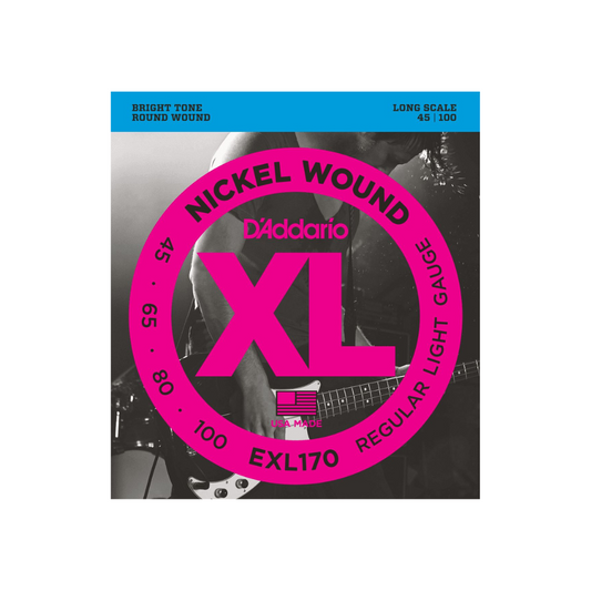 D'Addario EXL170 ( 45 -100) Regular Light Electric Bass Strings