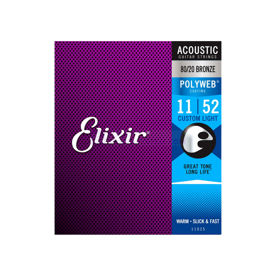 Elixir 11025 / 011-052 / Polyweb Acoustic Guitar Strings