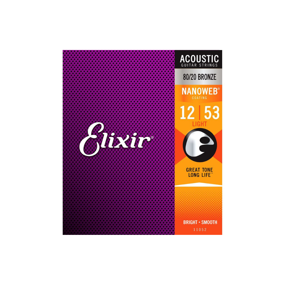 Elixir 11052 / 012-053 / Bronze Nanoweb Acoustic Guitar String