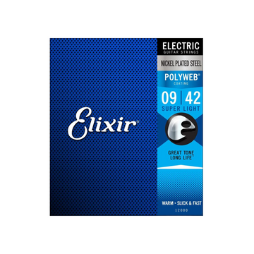 Elixir 12000 / 009-042 / Polyweb Electric Guitar Strings